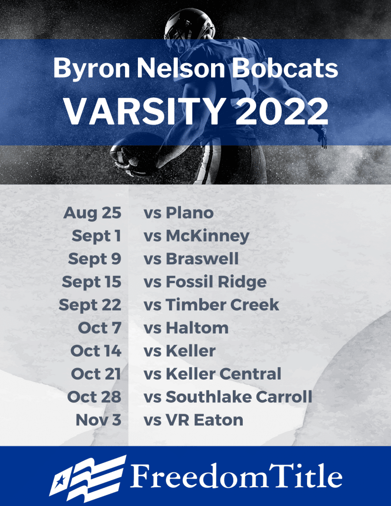 2022 Varsity Football Schedules Freedom Title
